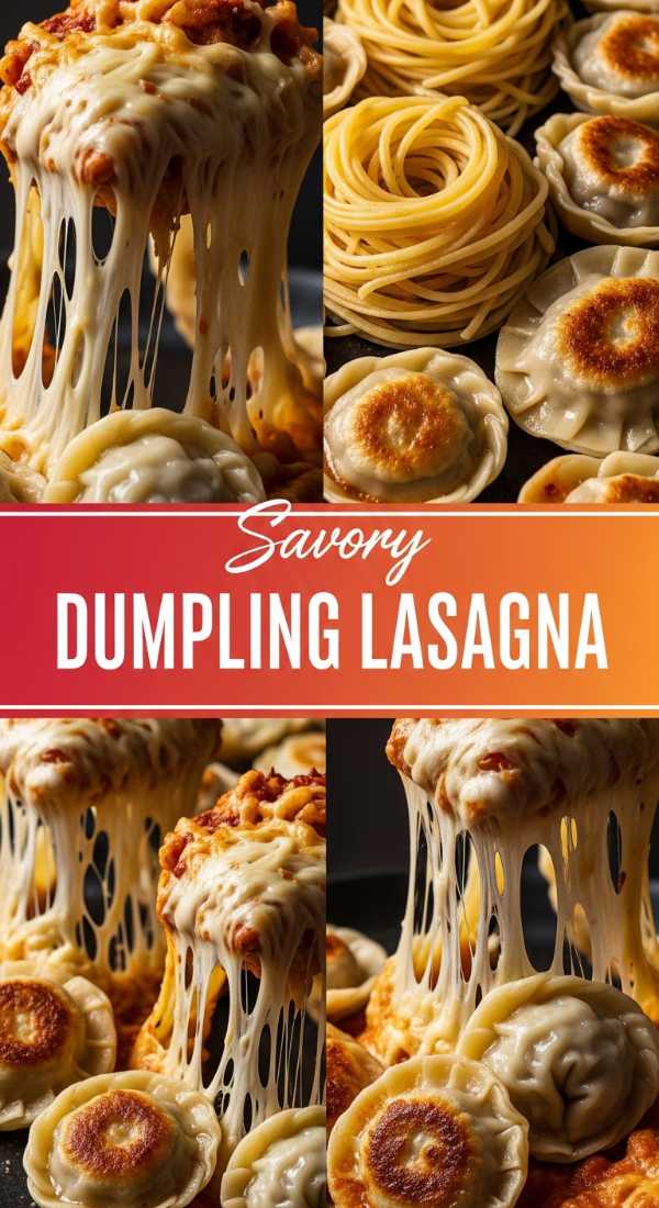Savory Dumpling Lasagna Fusion Recipe