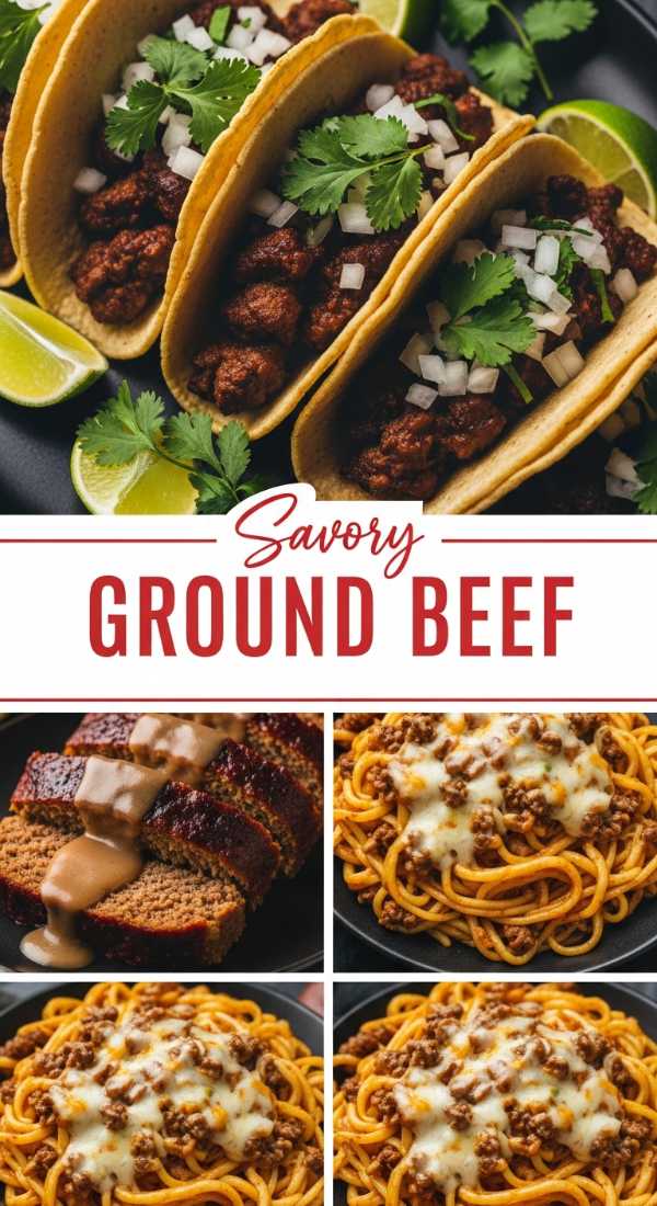Savory Ground Beef Dinner Recipes