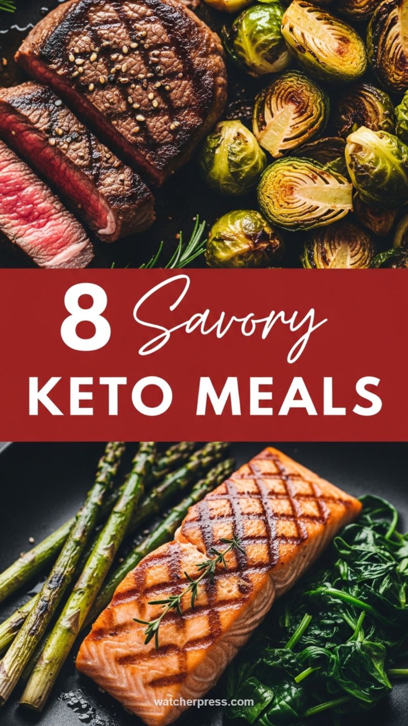 Savory Keto Steak & Salmon Platter