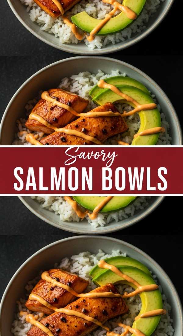 Savory Salmon Rice Bowl Recipes Viral Style