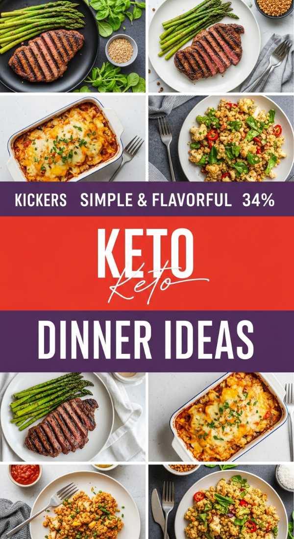 Simple & Flavorful KETO DINNER Ideas