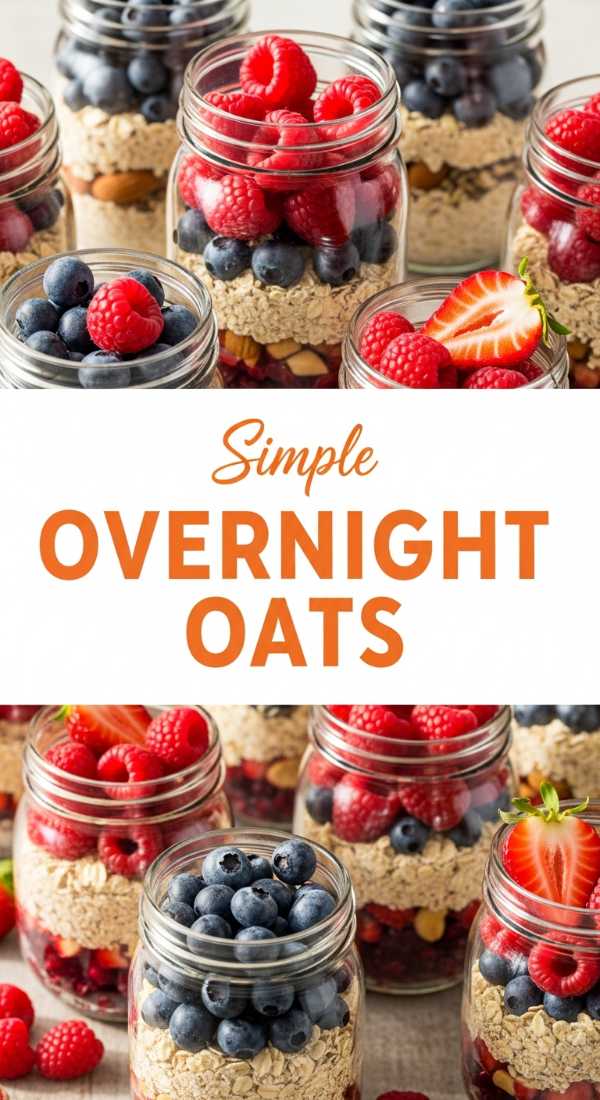 Simple Overnight Oats for Busy Mornings