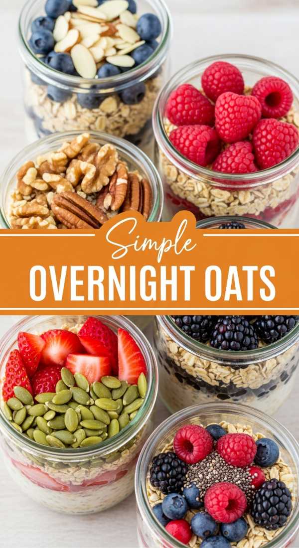 Simple Overnight Oats Recipes for Weight Loss