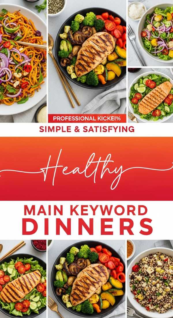 Simple & Satisfying HEALTHY DINNERS