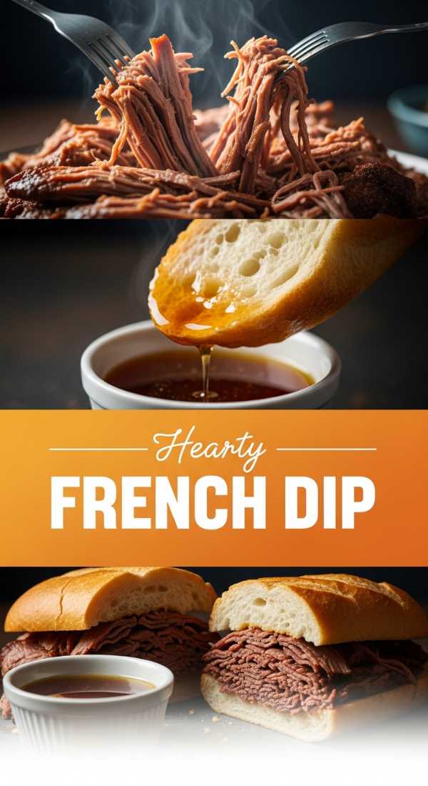 Slow Cooker Crockpot French Dip Sandwiches Recipe