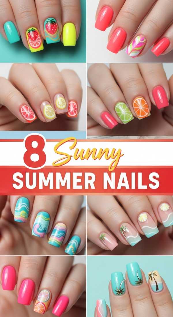 Soak Up the Sun: 8 Easy Summer Nail Ideas!