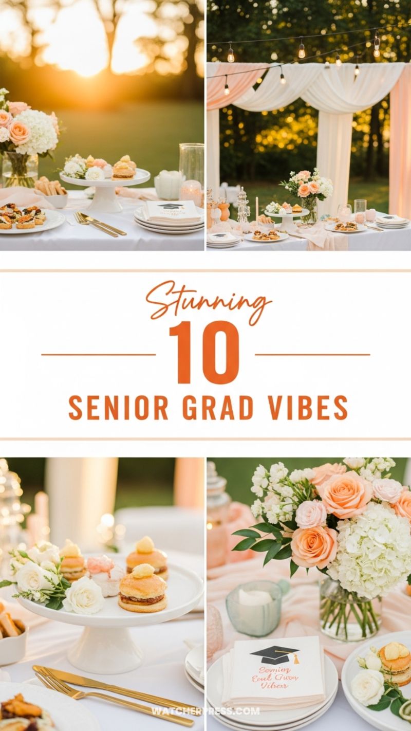 Soft Peach & Hydrangea Senior Soirée