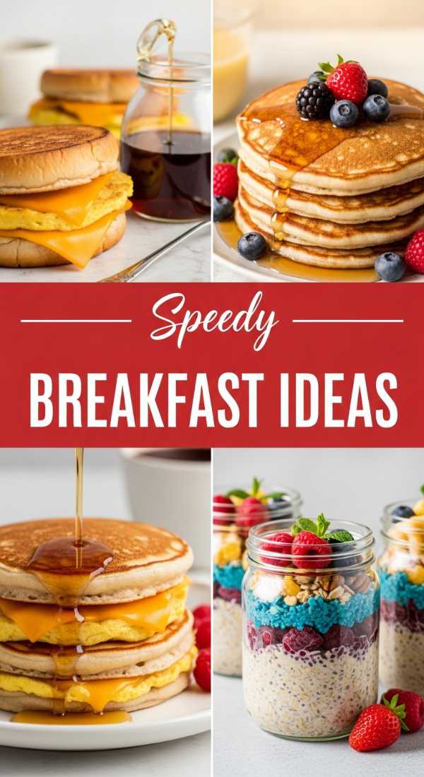 Speedy Breakfast Ideas For Busy Mornings