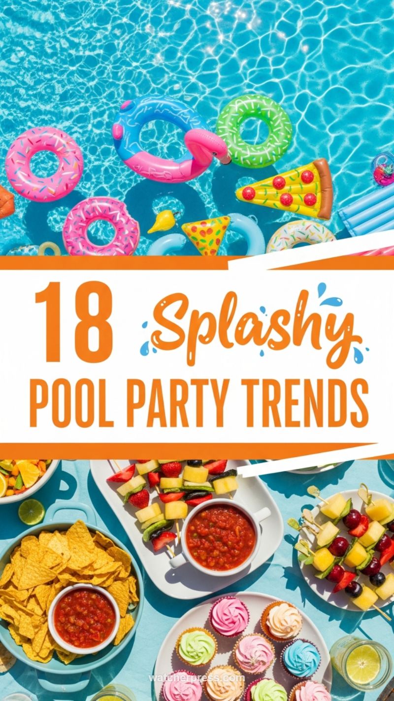 Splashy Pool Party Snacks