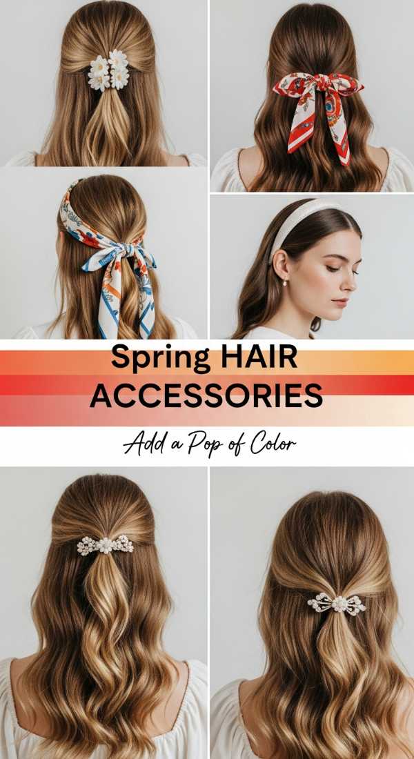 Spring Hair Accessories: Add a Pop of Color