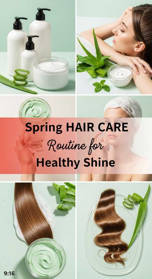 Spring Hair Care Routine for Healthy Shine