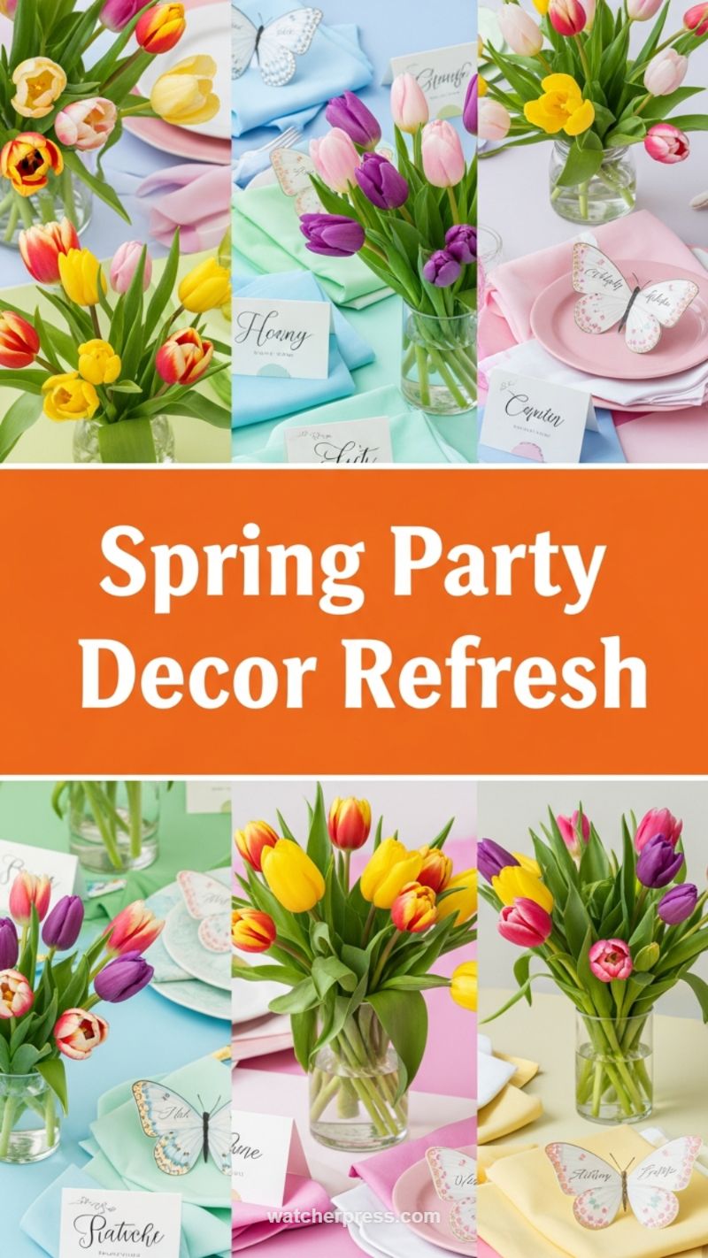 Spring Party Decor Refresh