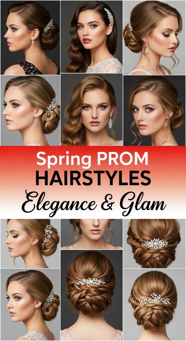 Spring Prom Hairstyles: Elegance & Glam
