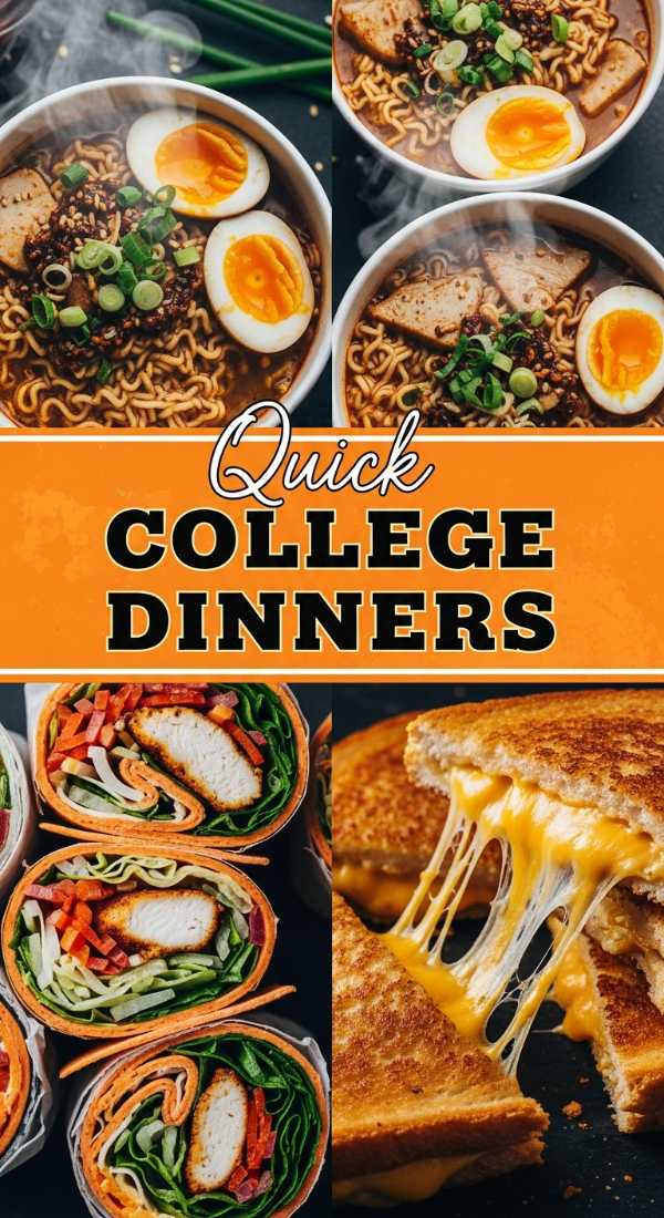 Student Meal Ideas for Busy College Nights