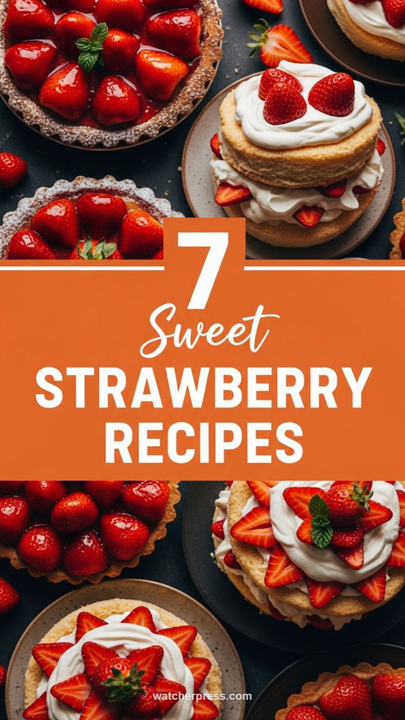 Summer Strawberry Glazed Tart