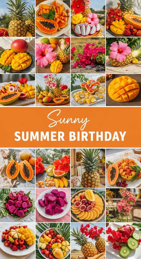 Sunny Summer Birthday Party Ideas