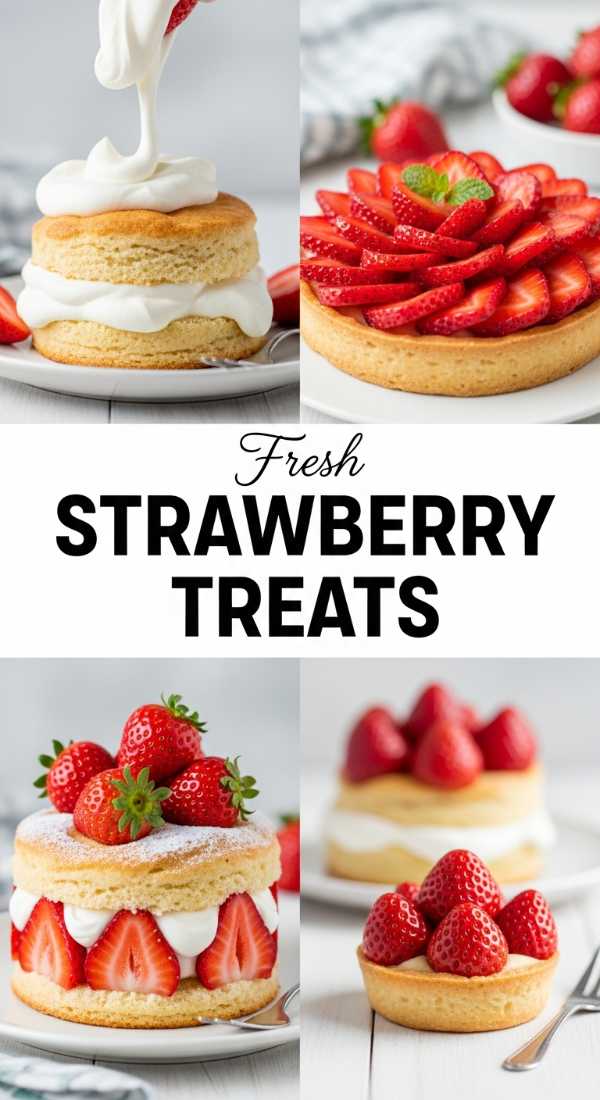 Sweet & Fresh Strawberry Dessert Recipes