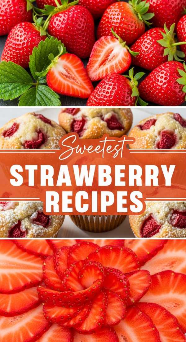 Sweet Strawberry Recipes & Muffin Ideas