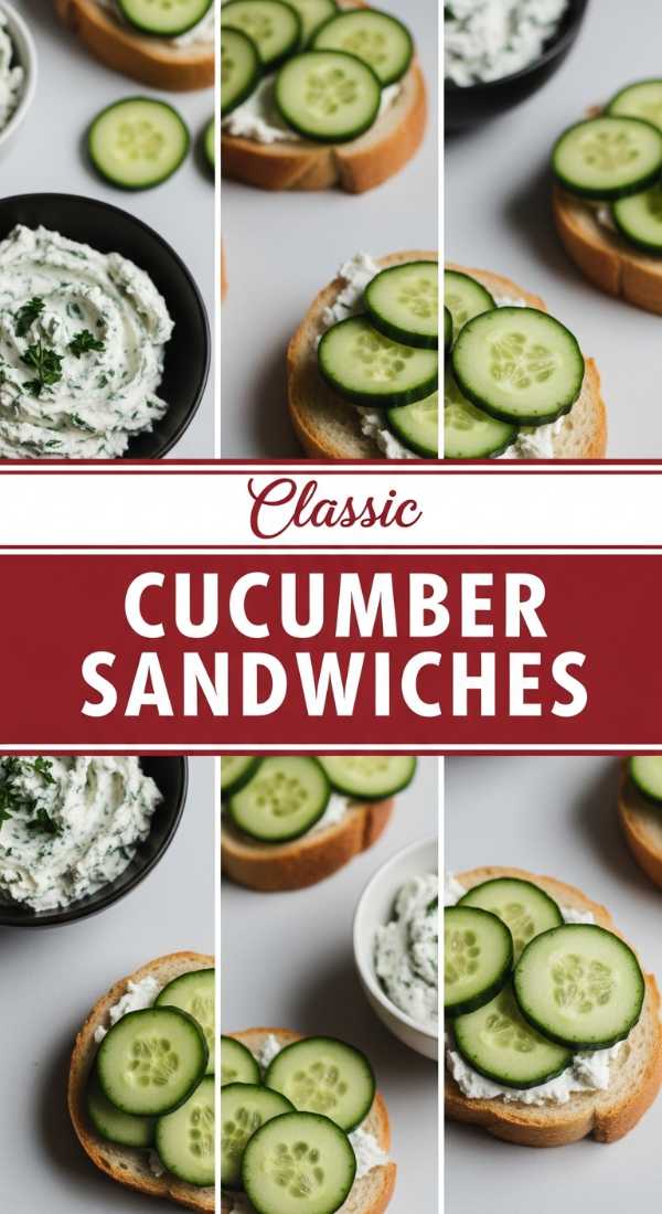 The Best Cucumber Sandwiches with Cream Cheese Recipe