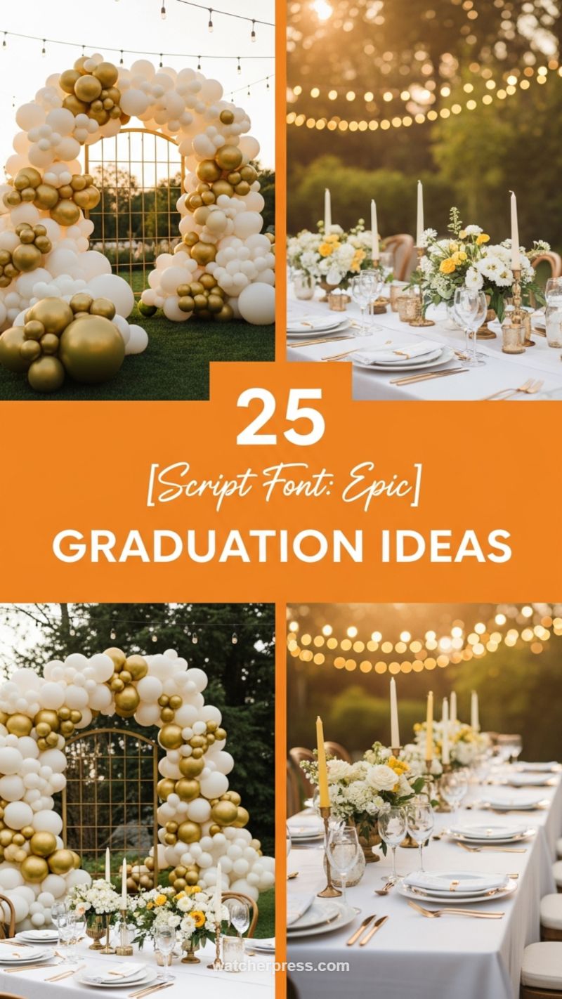 The Luxe Gold & White Graduation Gala
