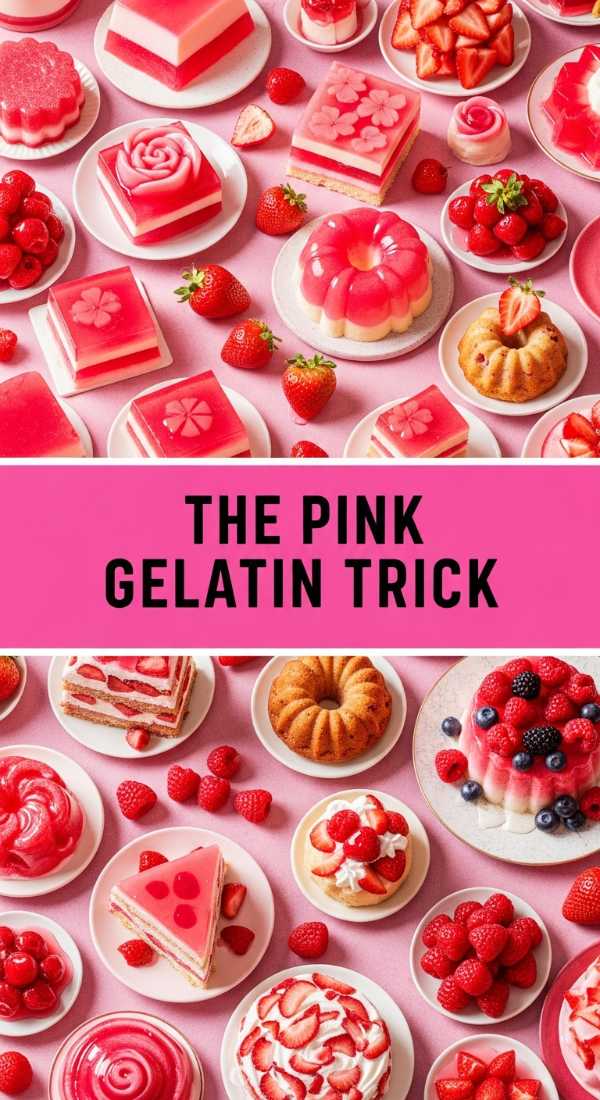 The Pink Gelatin Trick: 5 Dessert Hacks