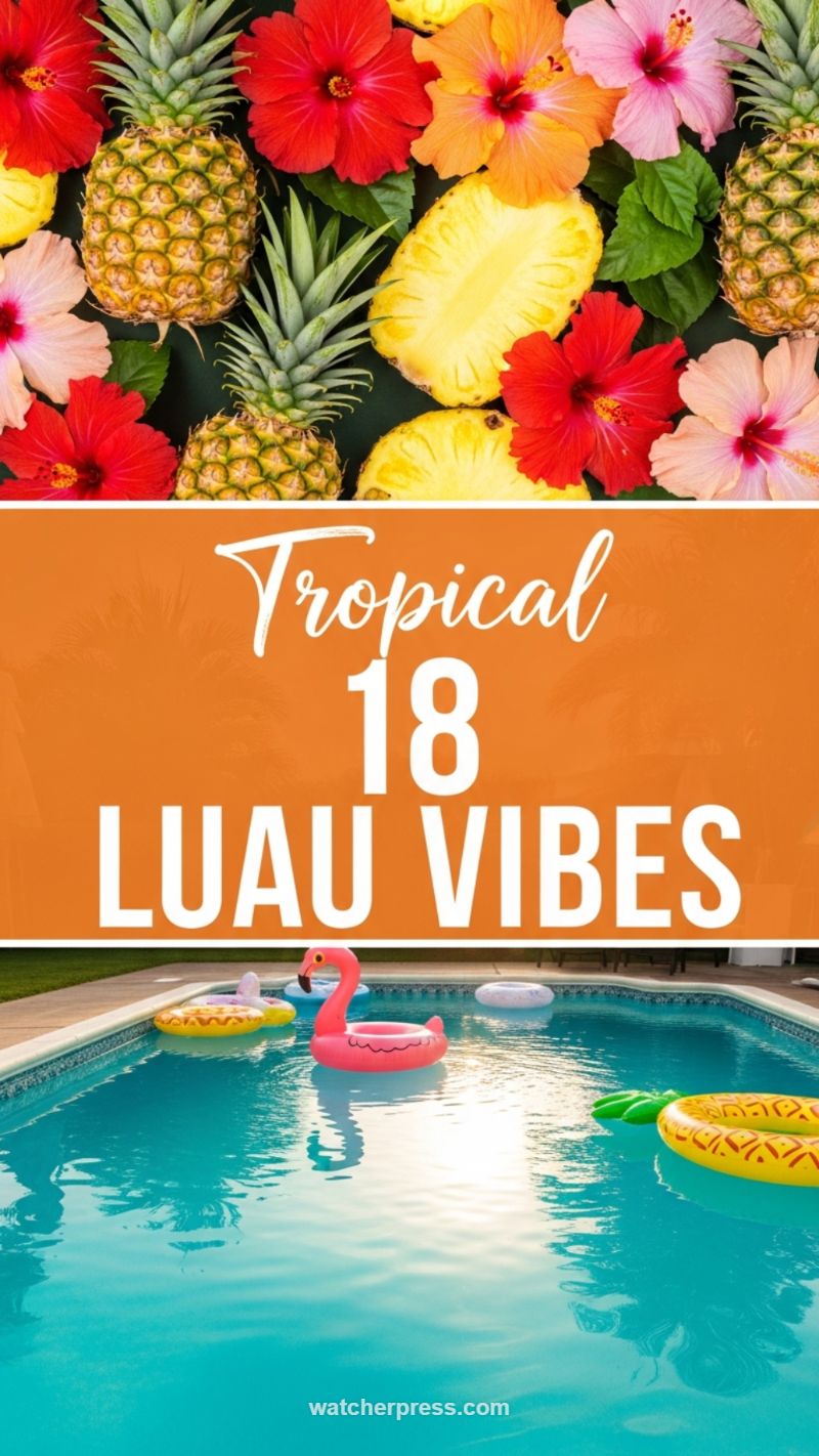 The Tropical Aloha Pool Luau