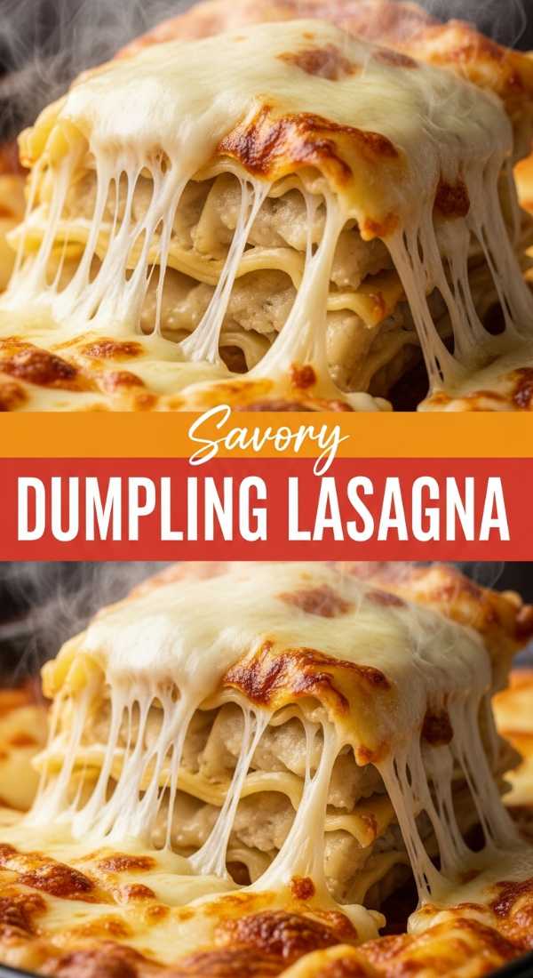 The Ultimate Cheesy Dumpling Lasagna Hack