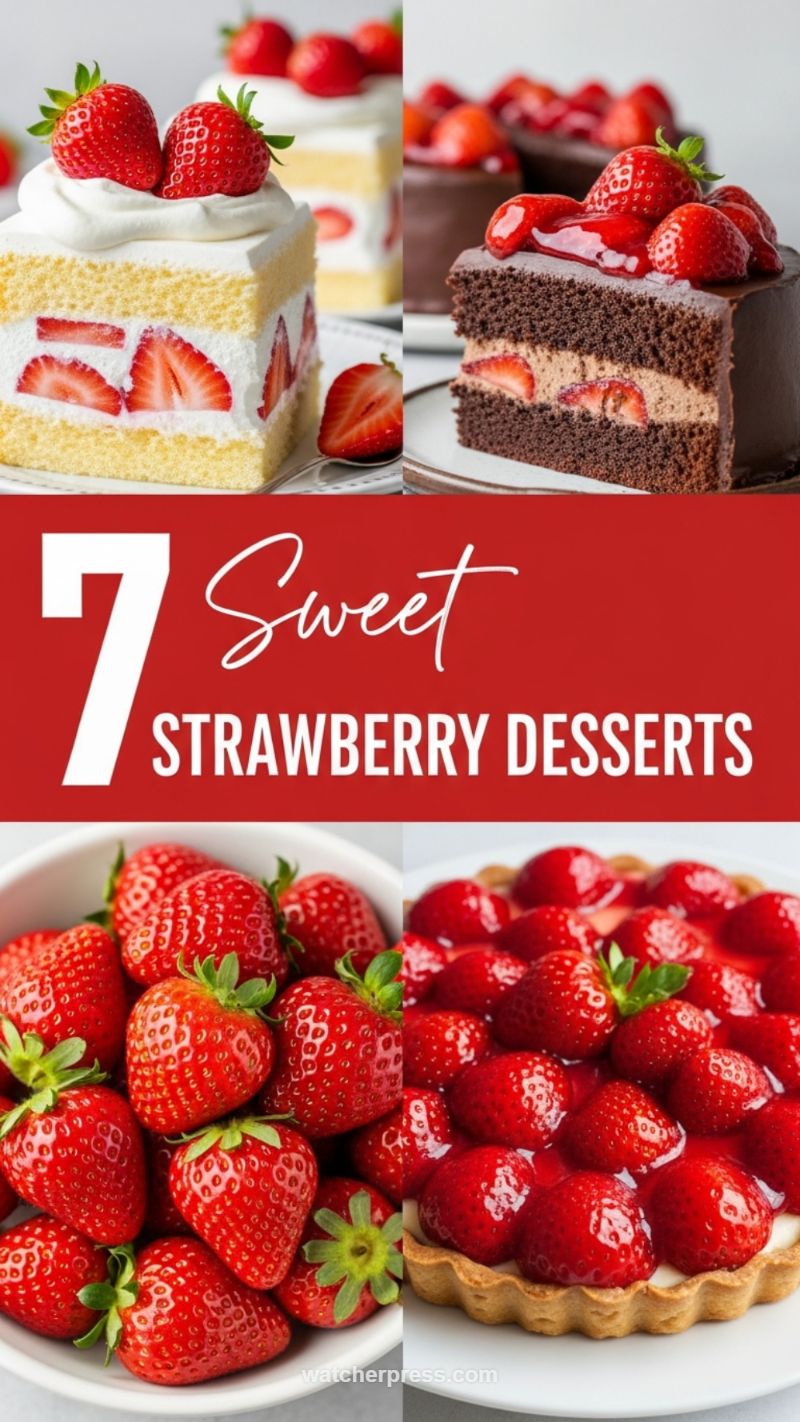 The Ultimate Fresh Strawberry Dessert Collection