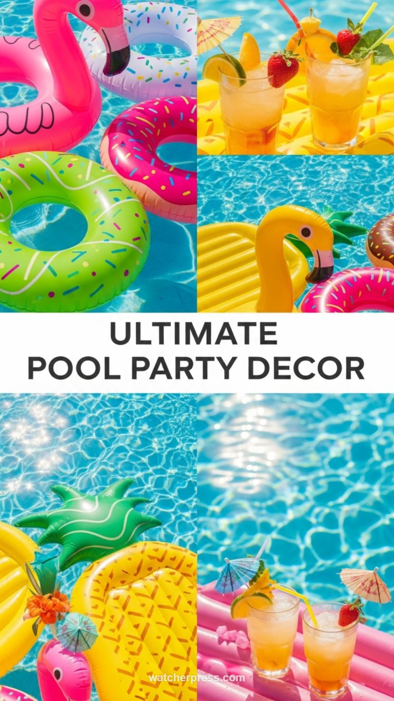 The Ultimate Tropical Pool Splash