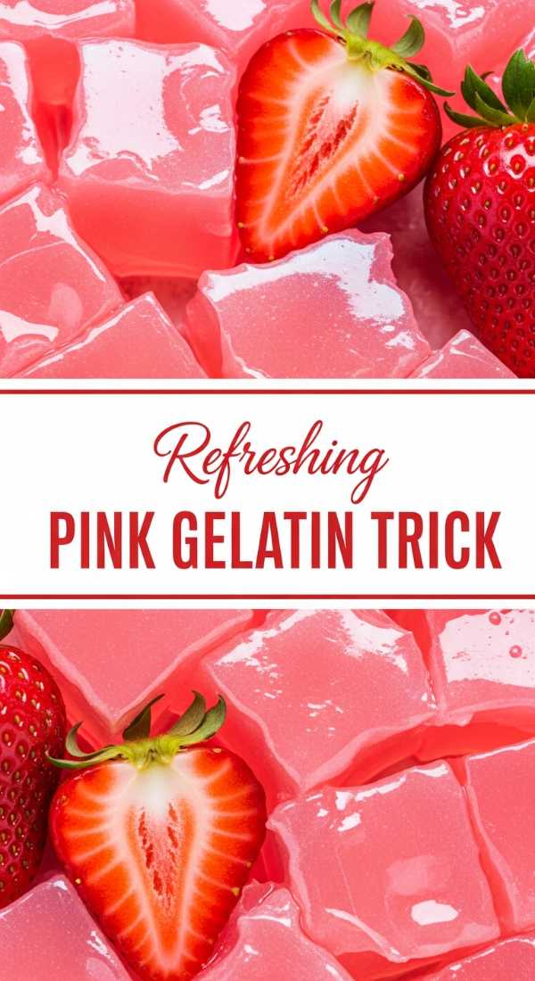 The Viral Pink Gelatin Trick Diet Recipe