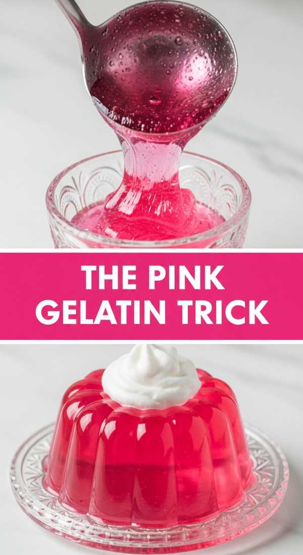 The Viral Pink Gelatin Trick For Perfect Desserts