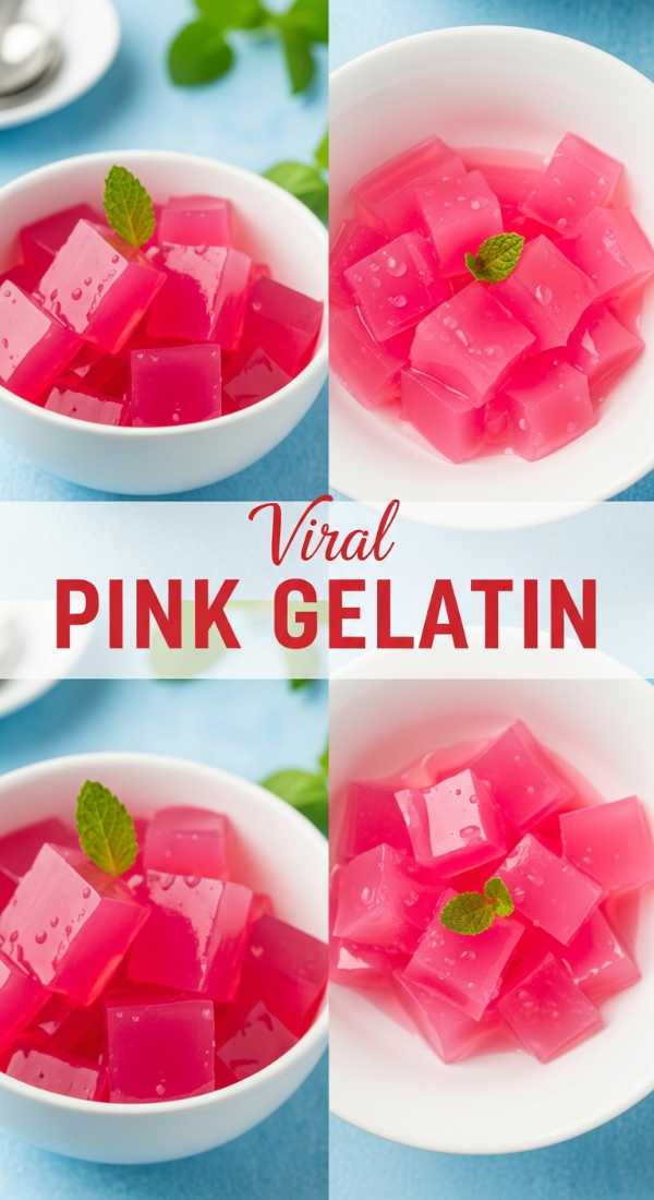 The Viral Pink Gelatin Trick Recipe for Weight Loss