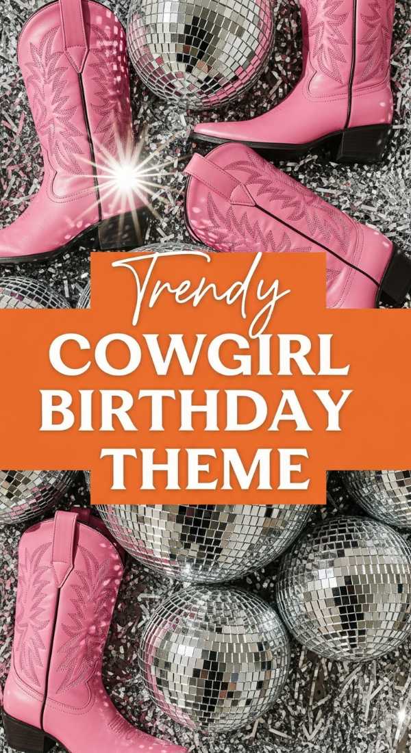 Trendy Cowgirl Birthday Party Theme