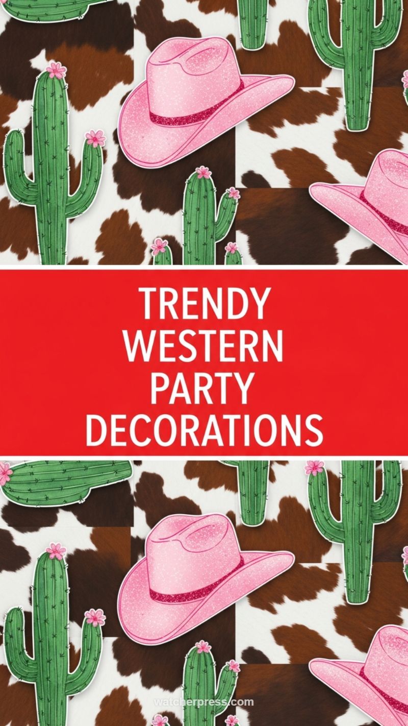 Trendy Pink Western Rodeo