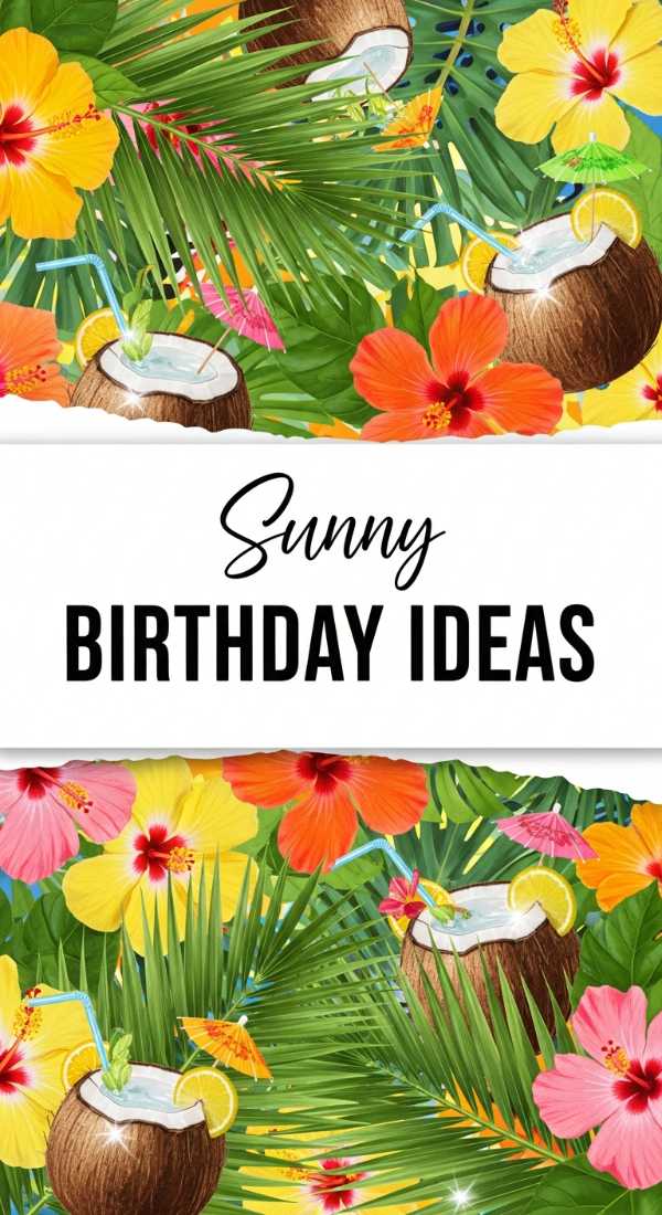 Tropical Summer Birthday Party Themes