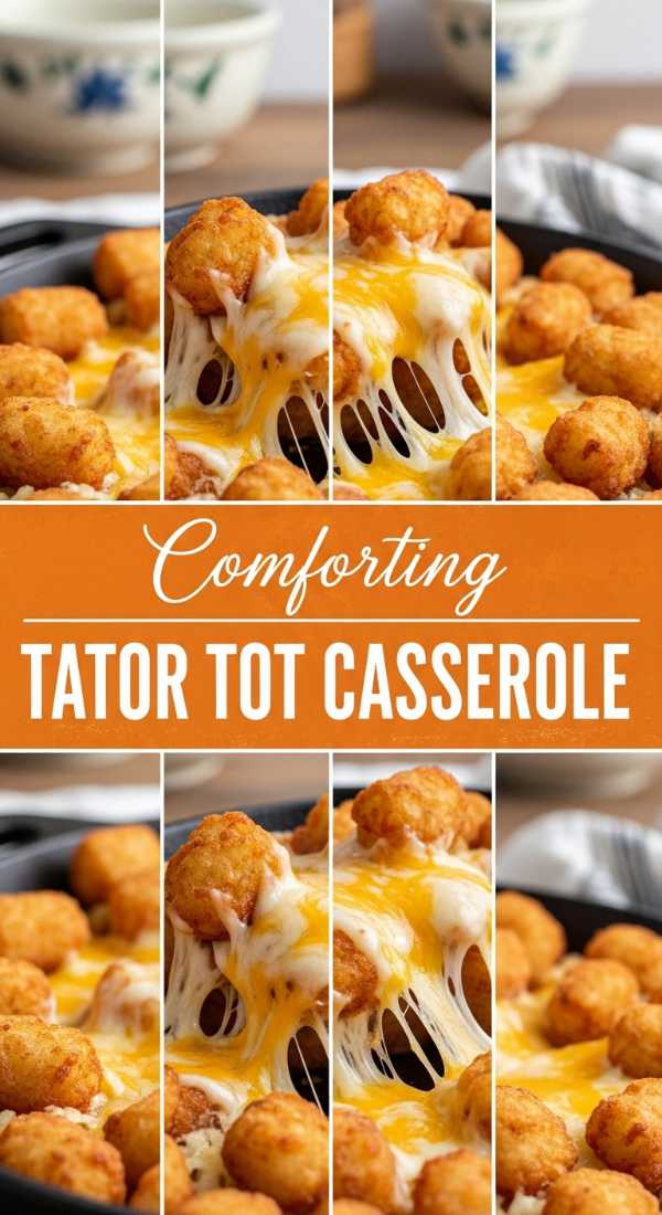 Ultimate Cheesy Tator Tot Casserole Comfort Food