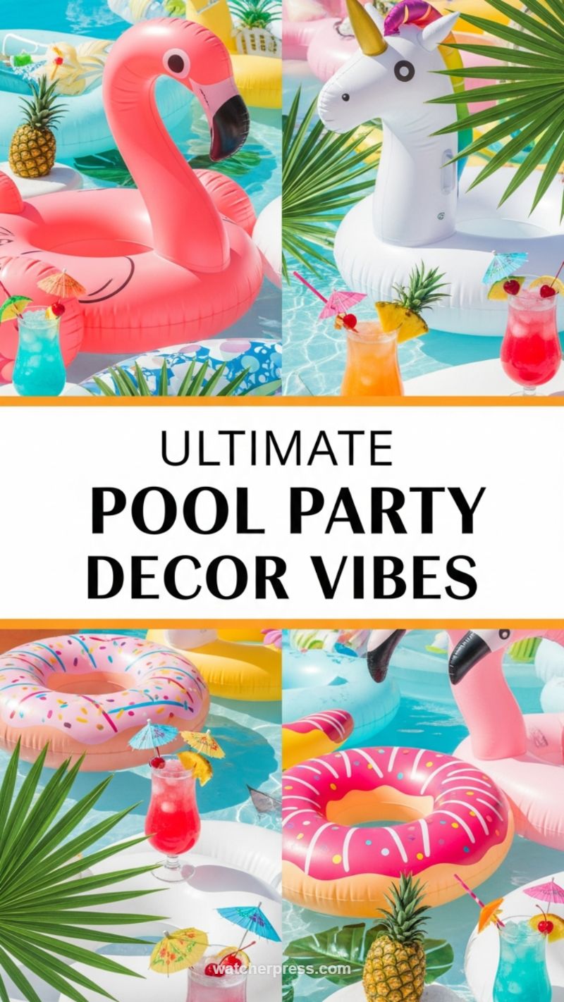 Ultimate Pool Party Decor Vibes