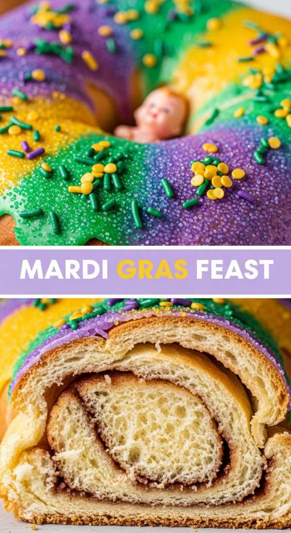 Unlock Mardi Gras Magic: Easy King Cake Recipe!