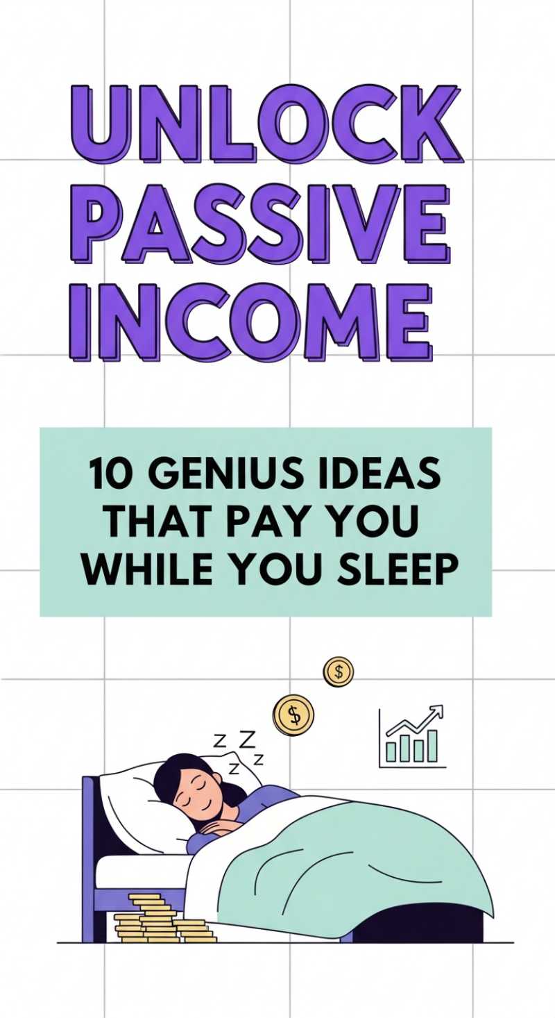 Unlock Passive Income: 10 Genius Ideas That Pay You While You Sleep