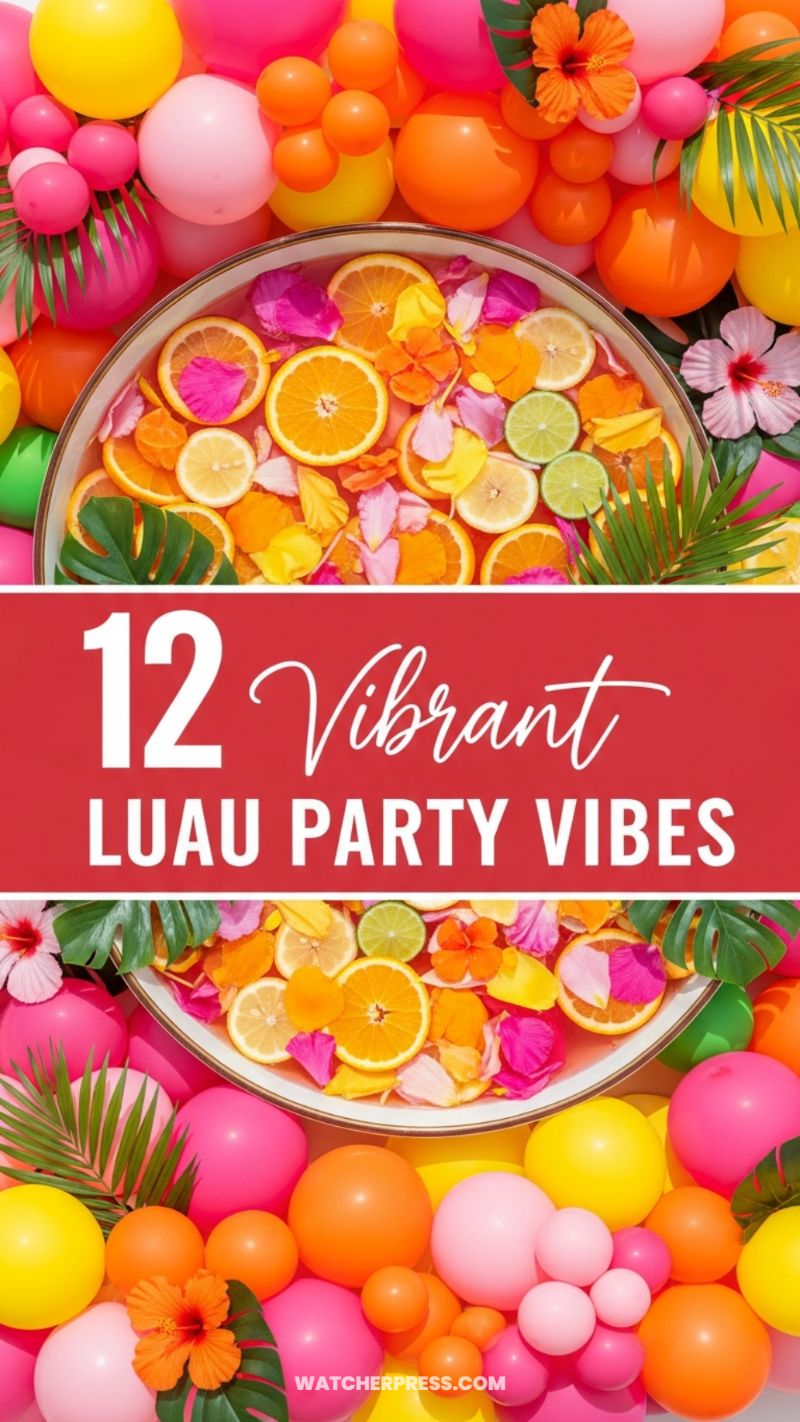 Vibrant Luau & Citrus Splash
