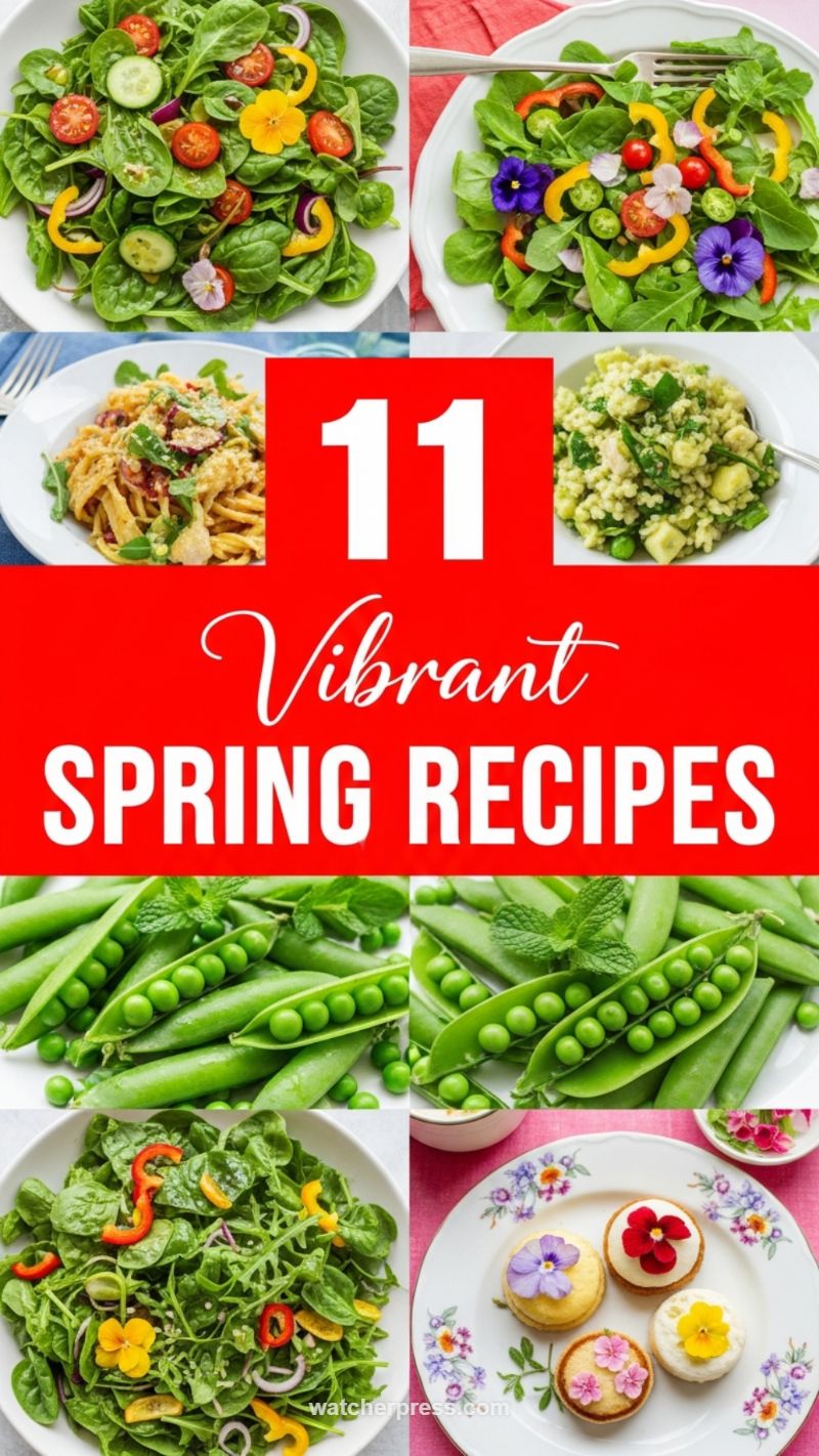 Vibrant Spring Garden Pasta & Salads