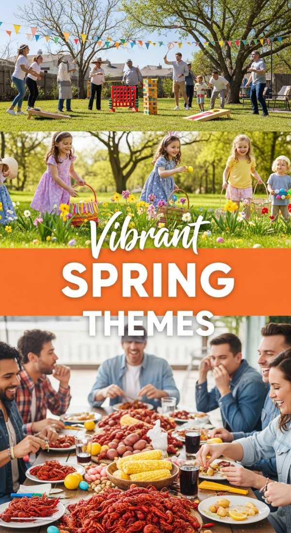Vibrant Spring Theme Party Activities