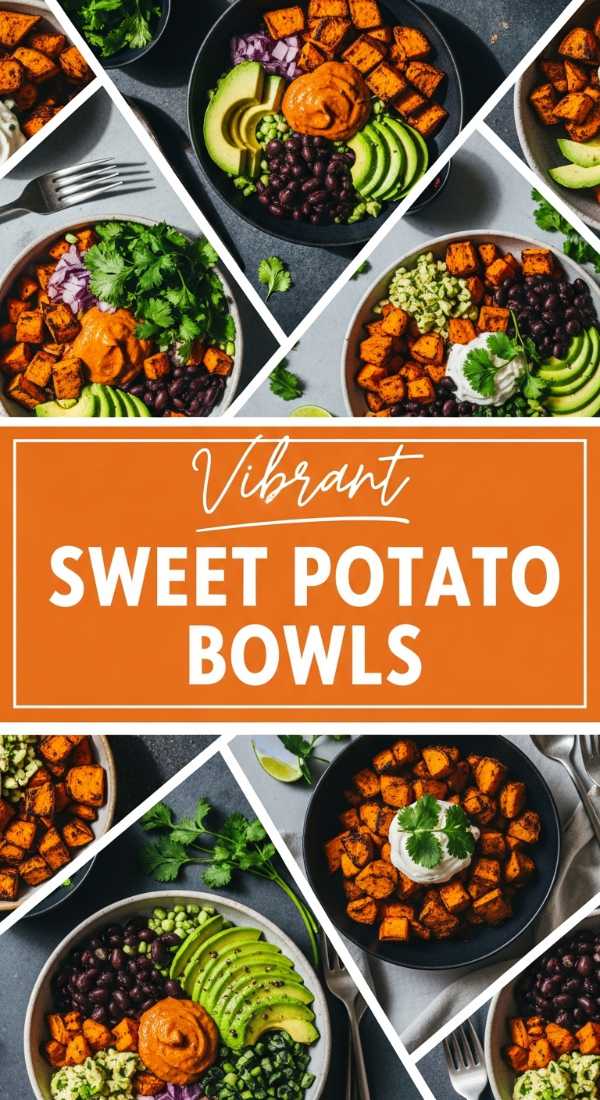 Vibrant Sweet Potato Bowls for Weight Loss