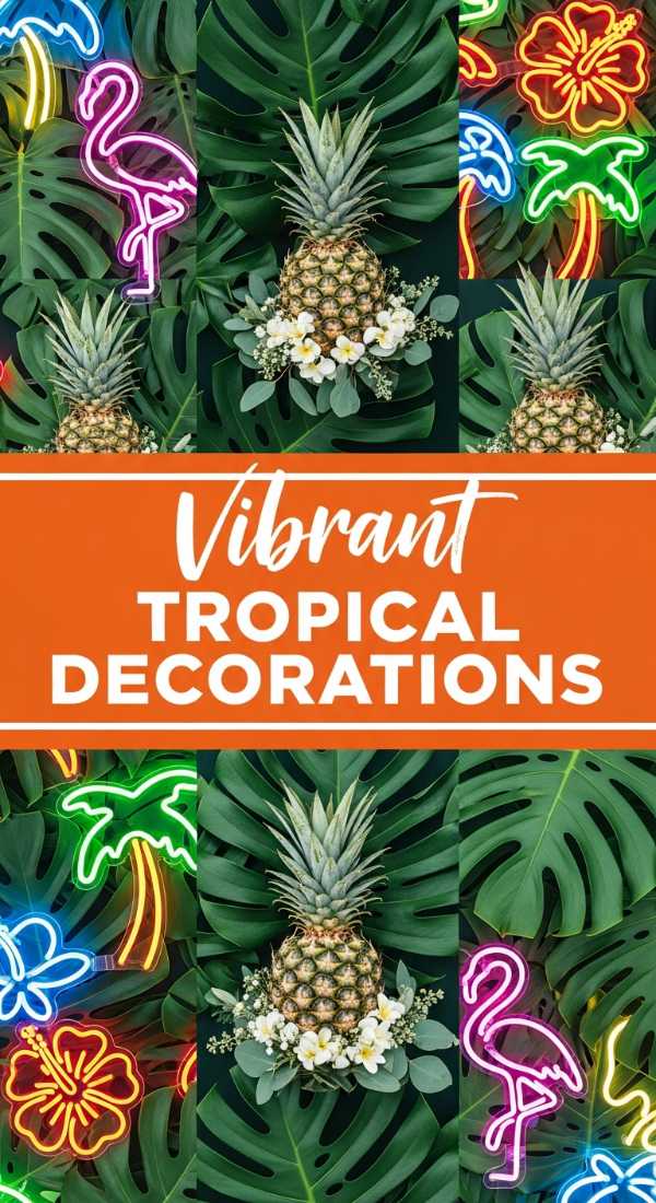 Vibrant Tropical Party Decorations