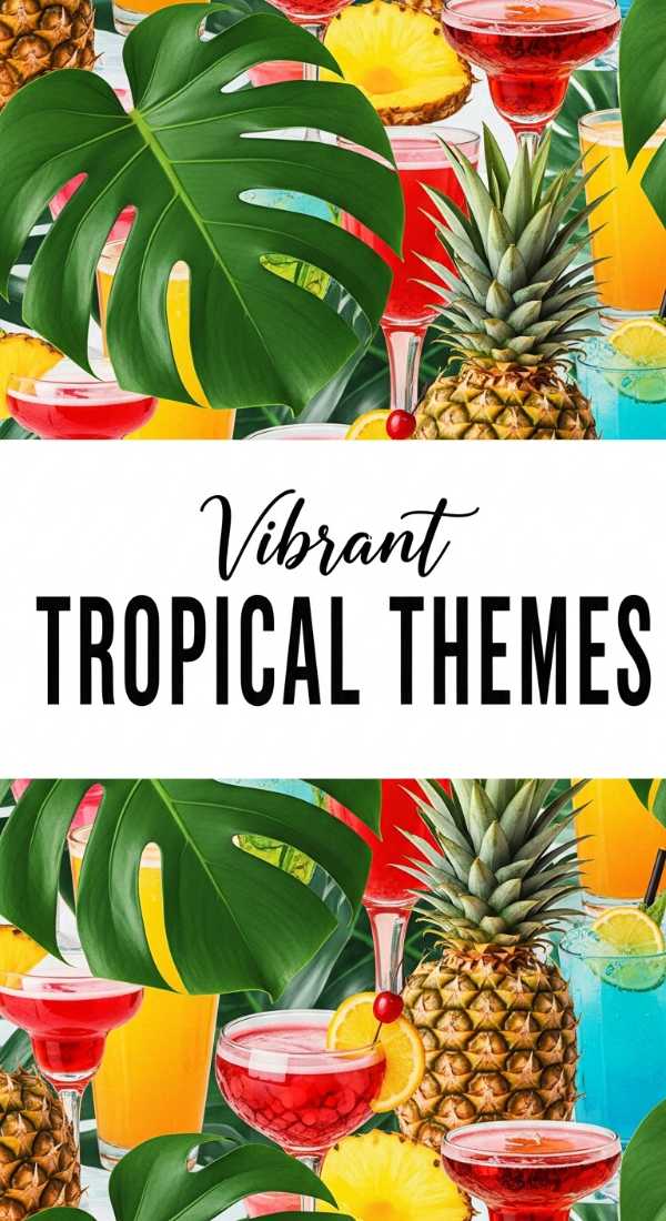 Vibrant Tropical Party Decorations for a Summer Bash