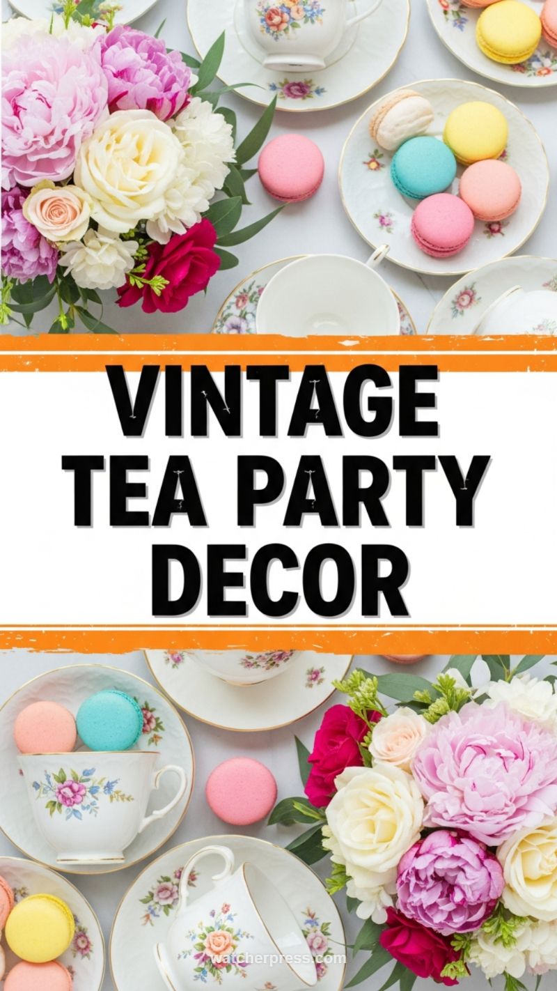 Vintage Tea Party Decor