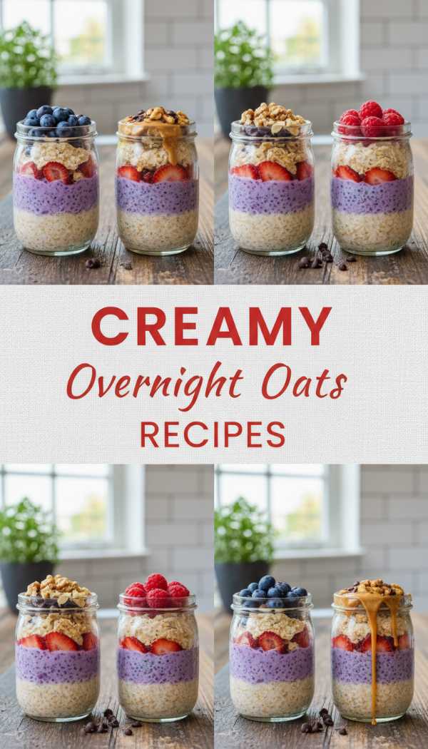 Viral Creamy Overnight Oats Recipe