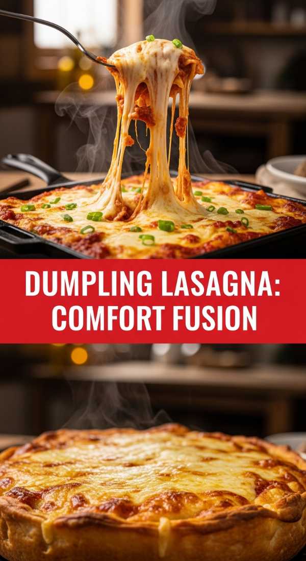 Viral Dumpling Lasagna Bake