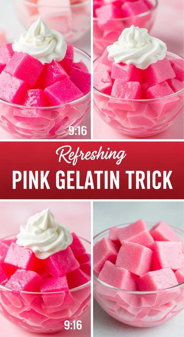 Viral Pink Gelatin Trick Diet Recipe