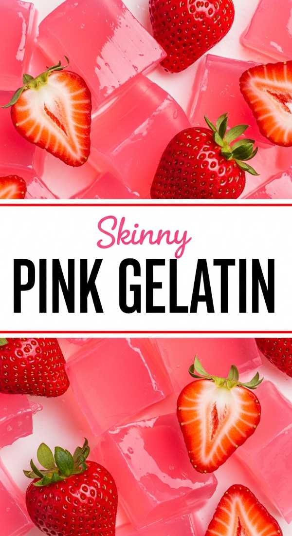 Viral Pink Gelatin Trick Recipe for Diet
